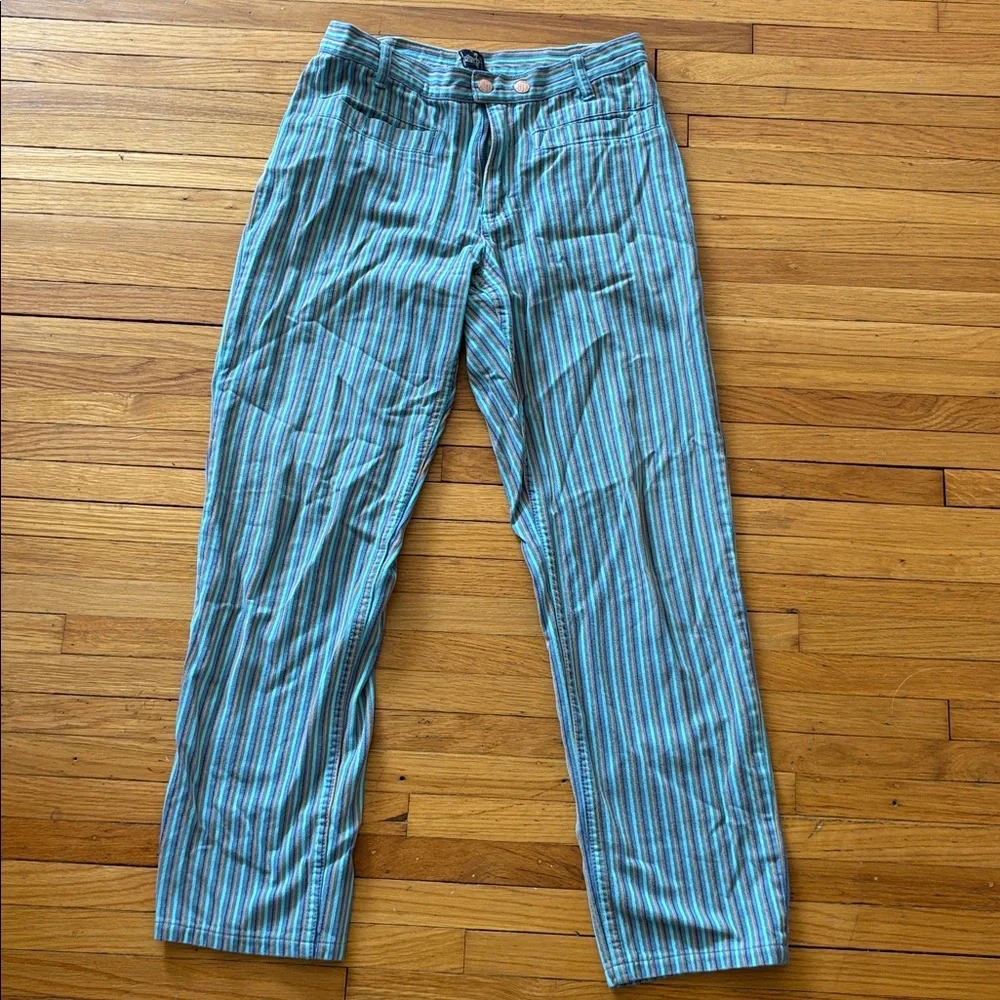 Vintage Levi’s silvertab 90s blue striped jeans - Picture 2 of 6